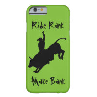 Bucking Bull Riding Rodeo Cowboy Ride Rank Case