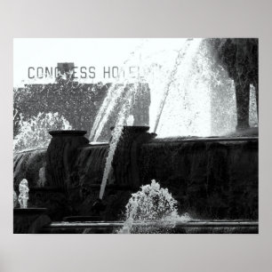 Buckingham Fountain, Chicago Poster
