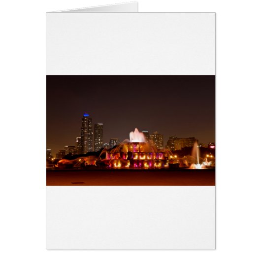 Buckingham Fountain -Oranges Cards (Front)