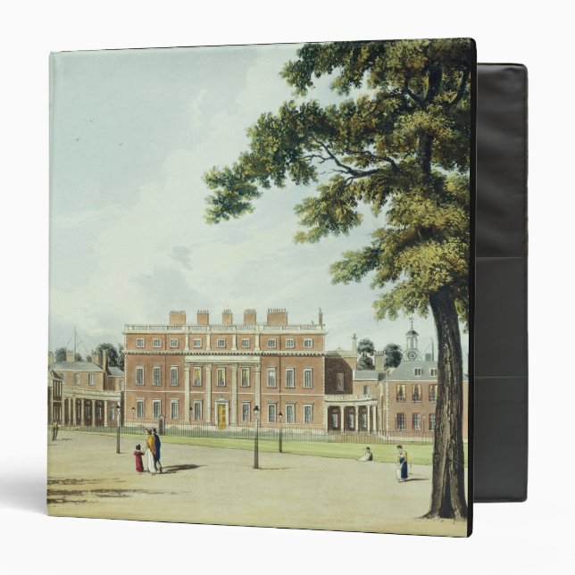 Buckingham House, from 'The History of the Royal R 3 Ring Binder (Front/Inside)