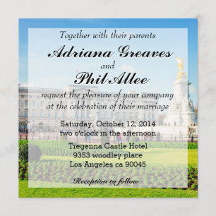 Buckingham Palace and Victoria Memorial Invitation