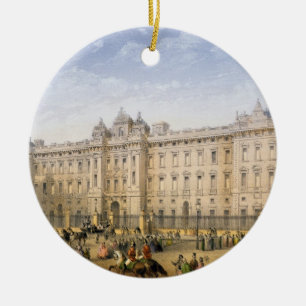 Buckingham Palace, c.1862 (colour litho) Ceramic Ornament
