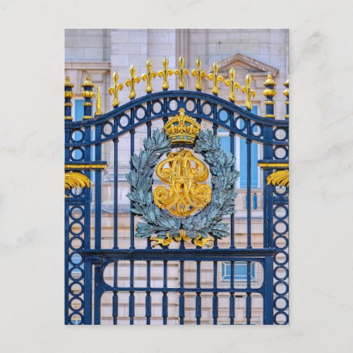Buckingham Palace Gates London UK Postcard