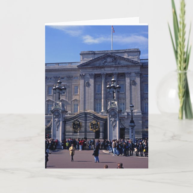 Buckingham Palace Letterpress Thank You Card (Front)