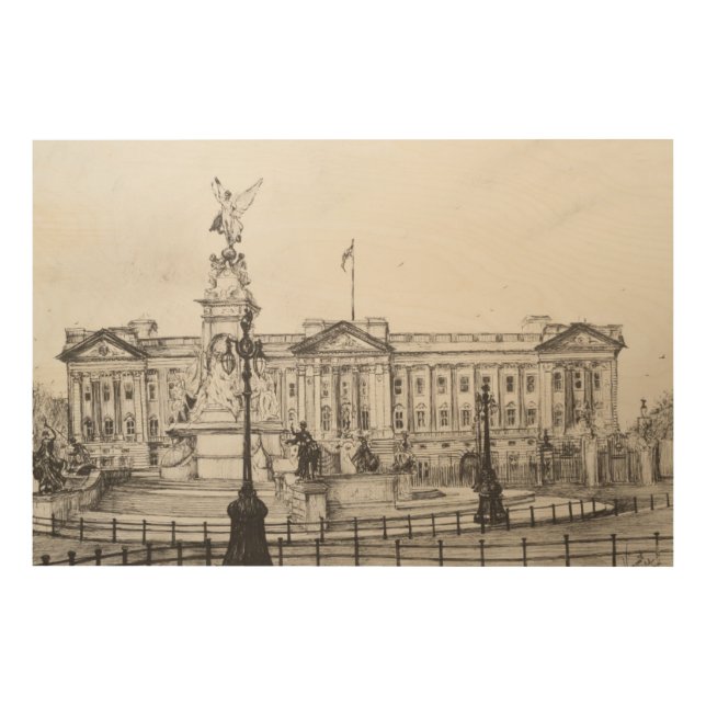 Buckingham Palace London.2006 Wood Wall Decor (Front)