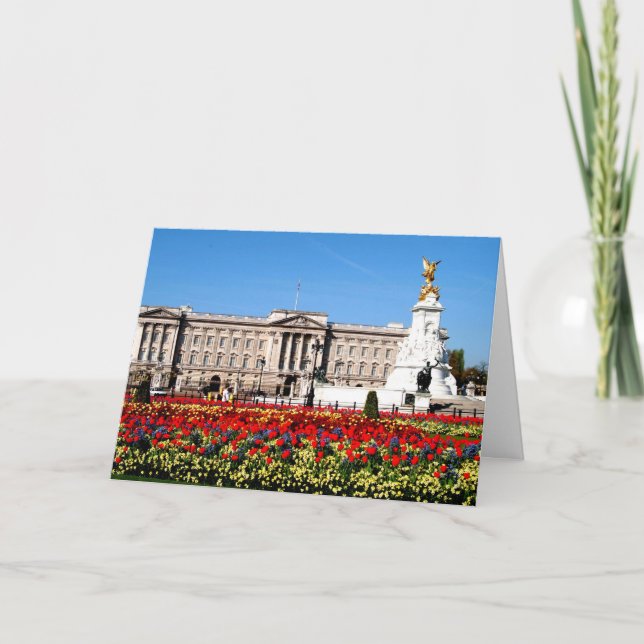 Buckingham Palace London England Card (Front)