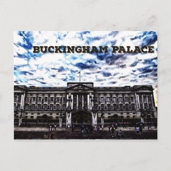 Buckingham Palace London  England United Kingdom Postcard by CreativeMastermind at Zazzle