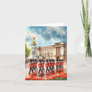 Buckingham Palace London England Watercolor Card