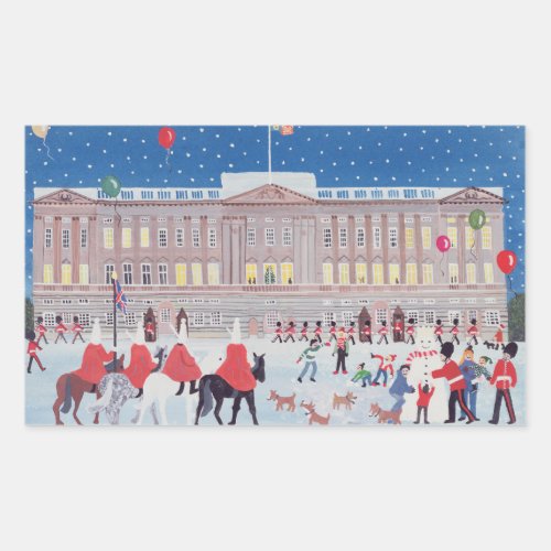 Buckingham Palace London Rectangular Sticker