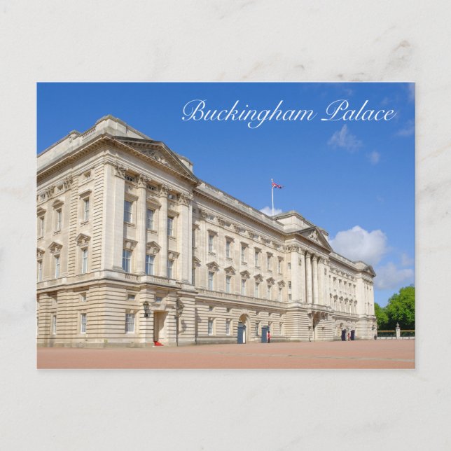 Buckingham Palace, London UK Postcard (Front)