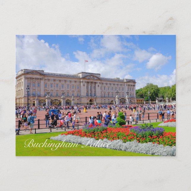 Buckingham Palace, London UK Postcard (Front)