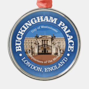 Buckingham Palace (rd) Metal Ornament