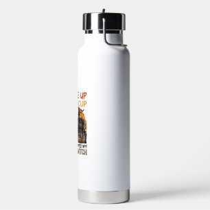 Buckle Up Buttercup Witch Switch Halloween Haunted Water Bottle