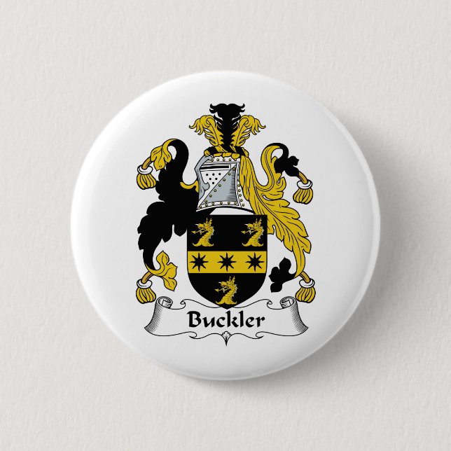 Buckler Family Crest Button (Front)