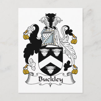 Buckley Family Crest Postcard