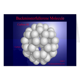 Buckminsterfullerene Molecule (card)