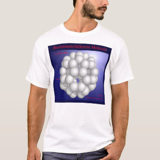 Buckminsterfullerene Molecule (front) T-Shirt