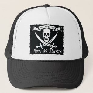 bucko pirate trucker hat