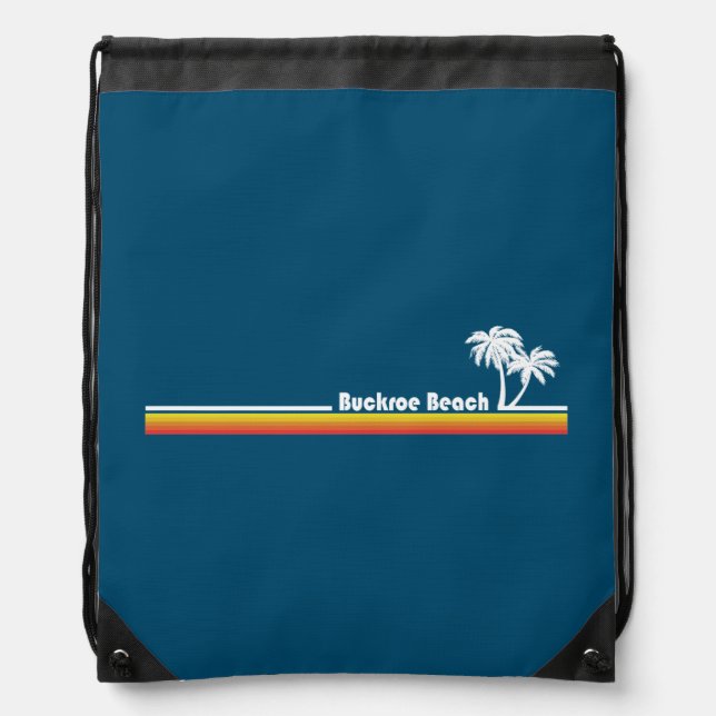 Buckroe Beach, Virginia Drawstring Bag (Front)