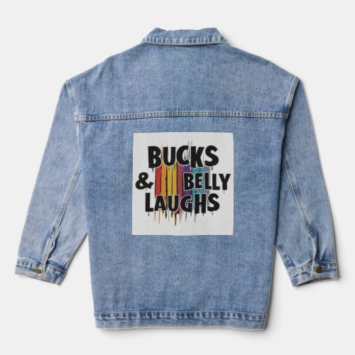 Bucks  Belly Laughs A Multicolored Celebration Denim Jacket