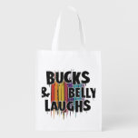 Bucks &amp; Belly Laughs: A Multicolored Celebration Grocery Bag