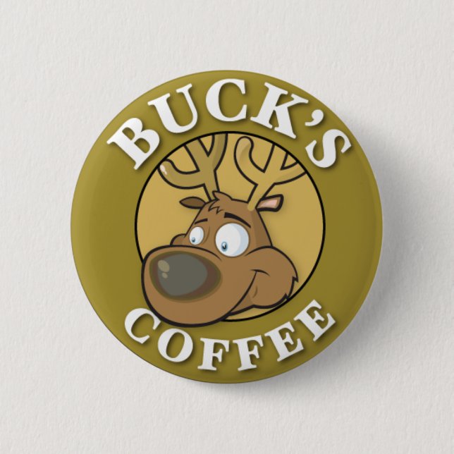 Bucks Coffee Button (Front)