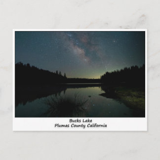 Bucks Lake Nightscape Postcard