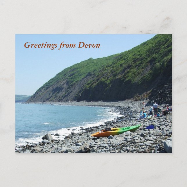 Bucks Mills Beach, Devon Postcard (Front)