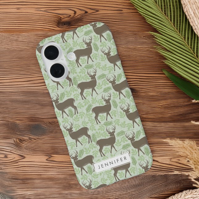 Bucks on Spring Green Leaves Case-Mate iPhone Case (Creator Uploaded)