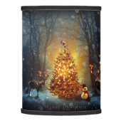 Bucks with Lighted Antlers & Christmas Tree Lamp Shade (Left)