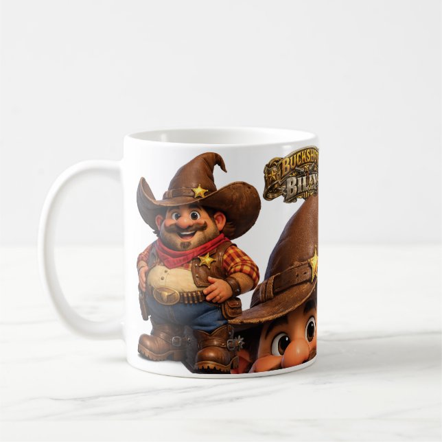 Buckshot Billy - Cowboy Coffee Mug (Left)