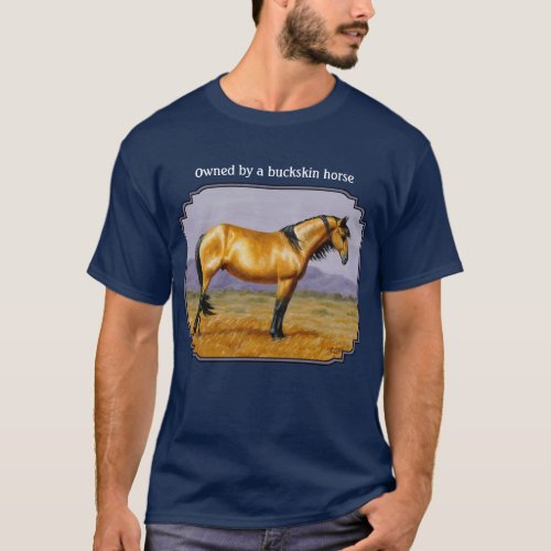 Bucksin Wild Horse Mustang Stallion T_Shirt