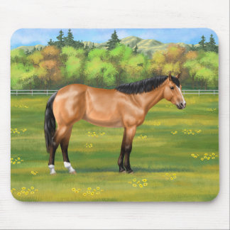 Buckskin Dun Quarter Horse Mouse Pad