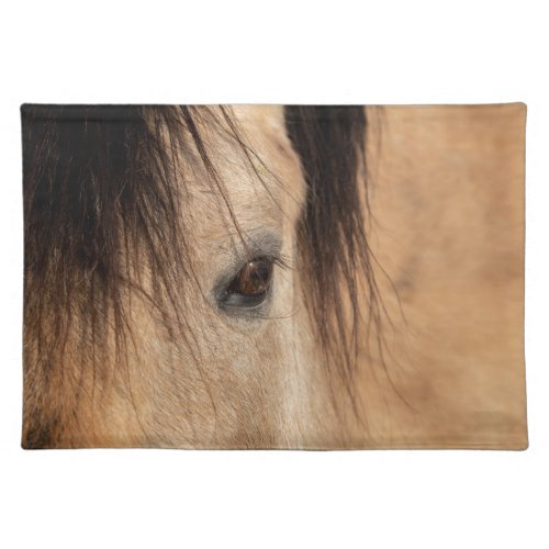 Buckskin Horse Face Cloth Placemat