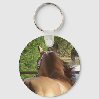 Buckskin Horse Keychain