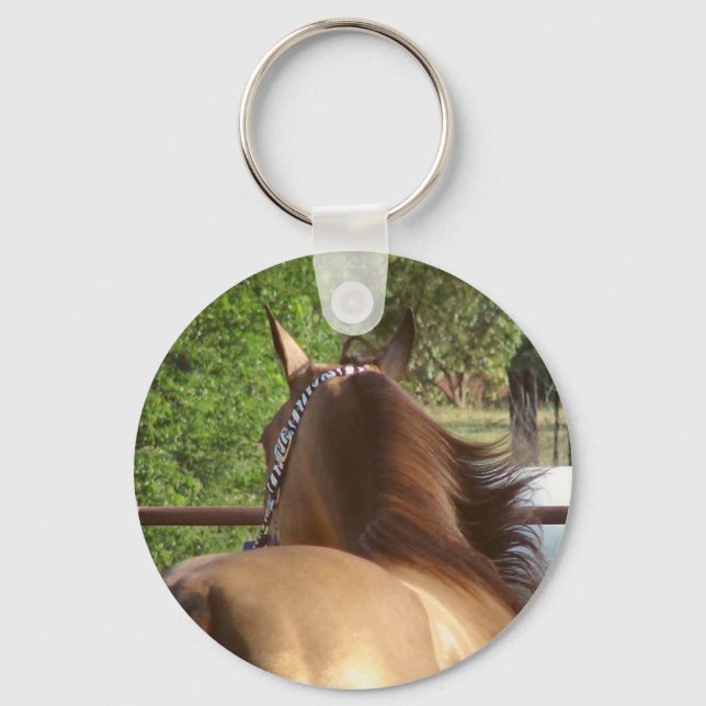 Buckskin Horse Keychain (Front)