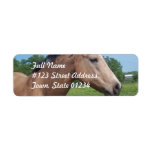 Buckskin Mustang Mailing Label