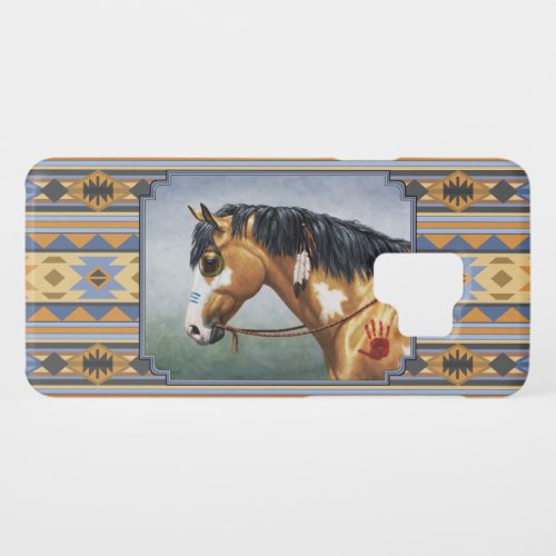 Buckskin Pinto Horse Southwest Indian Design Case_Mate Samsung Galaxy S9 Case