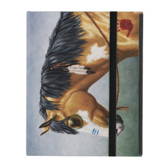 Buckskin Pinto Native American War Horse iPad Cover