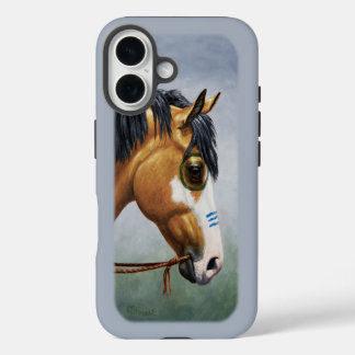 Buckskin Pinto Native American War Horse iPhone 16 Case