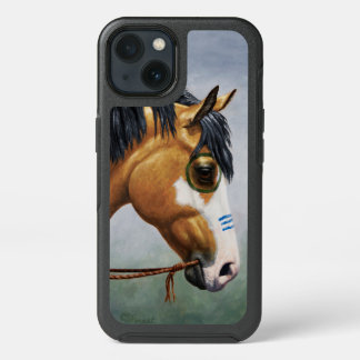 Buckskin Pinto Native American War Horse iPhone 13 Case