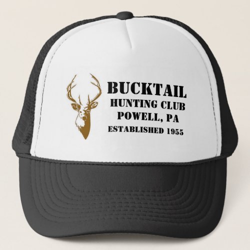 Bucktail Hunting Club Hat  Printed