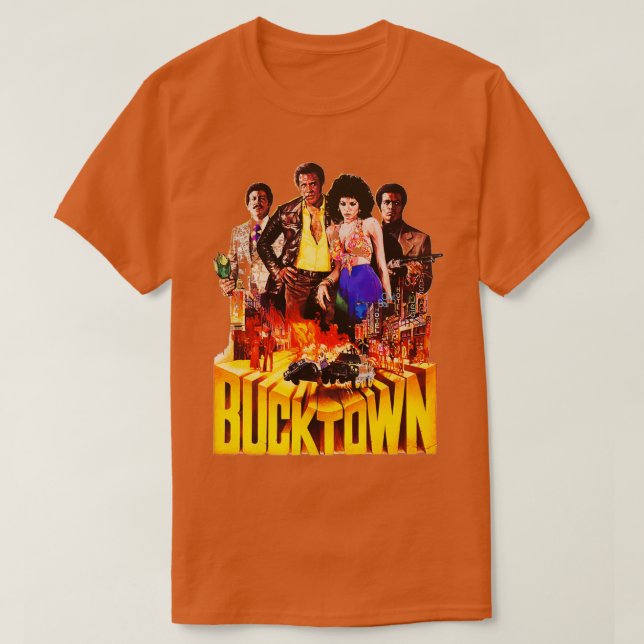 Bucktown Blaxploitation 1975 T-Shirt (Design Front)