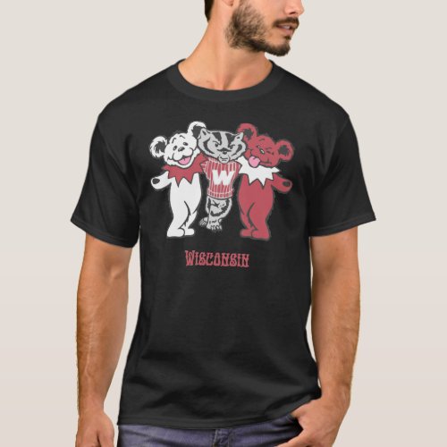 Bucky and Bears _ University of Wisconsin_Madison  T_Shirt