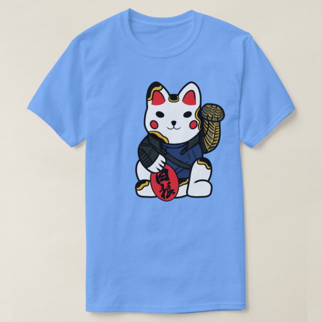 Bucky Cat T-Shirt (Design Front)