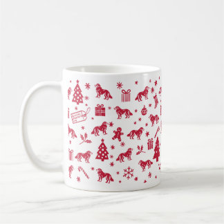 Bucovina Shepherd Dog Christmas Design Coffee Mug