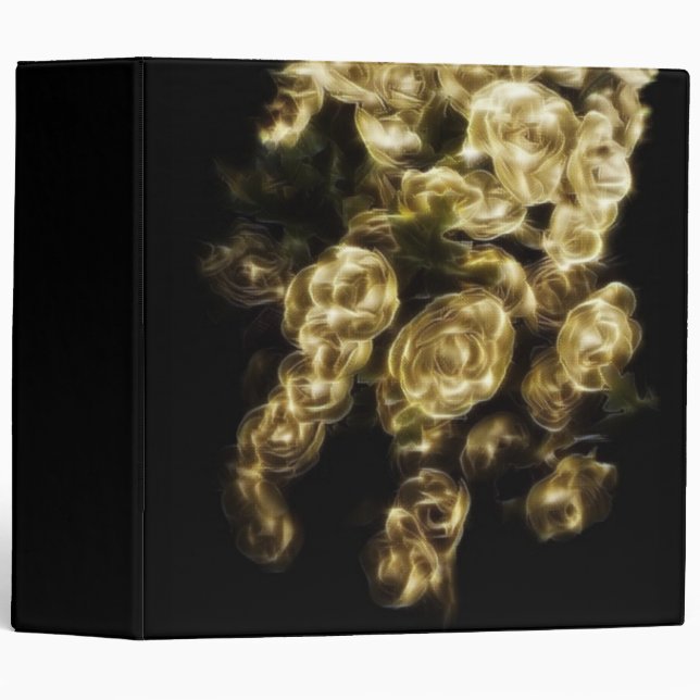 Bud Gilt 3 Ring Binder (Front/Spine)