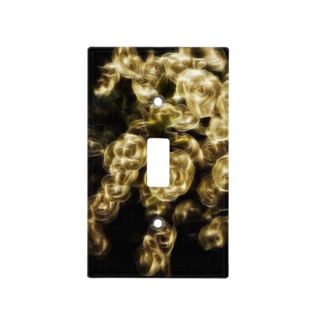 Bud Gilt Light Switch Cover (Front)