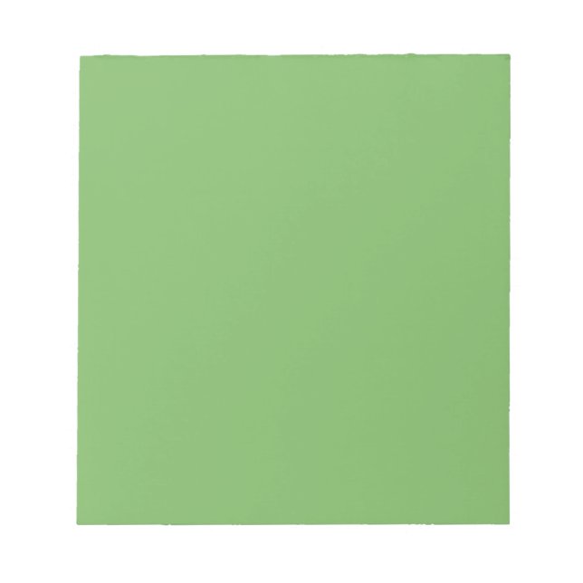 Bud green (solid color)  notepad (Front)