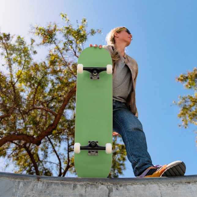 Bud green (solid color)  skateboard (Outdoor 1)